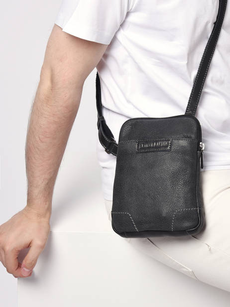 Cross Body Tas Arthur & aston Zwart marco 6 ander zicht 1