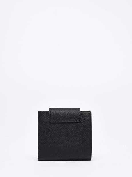 Portefeuille Trifold Leder Nathan baume Zwart original n 116N ander zicht 2