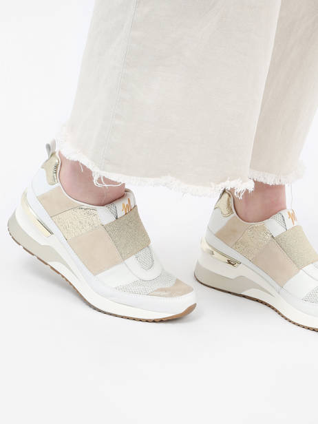 Sneakers Velin Uit Leder Mam'zelle Beige accessoires CSIJK64 ander zicht 2