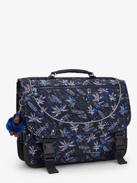 Boekentas Preppy 2 Compartimenten Kipling Blauw back to school KI6543 ander zicht 2