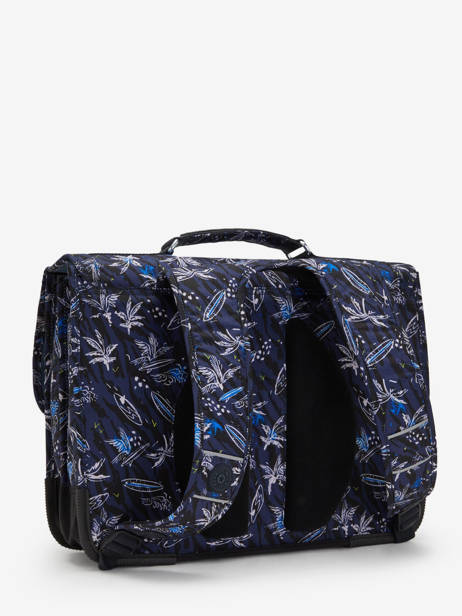 Boekentas Preppy 2 Compartimenten Kipling Blauw back to school KI6543 ander zicht 4