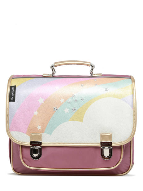 Rugzak 2 Compartimenten Caramel et cie Roze boheme FI