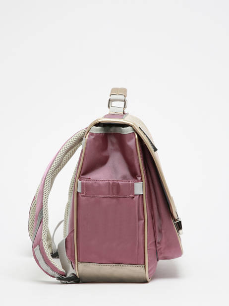 Rugzak 2 Compartimenten Caramel et cie Roze boheme FI ander zicht 2